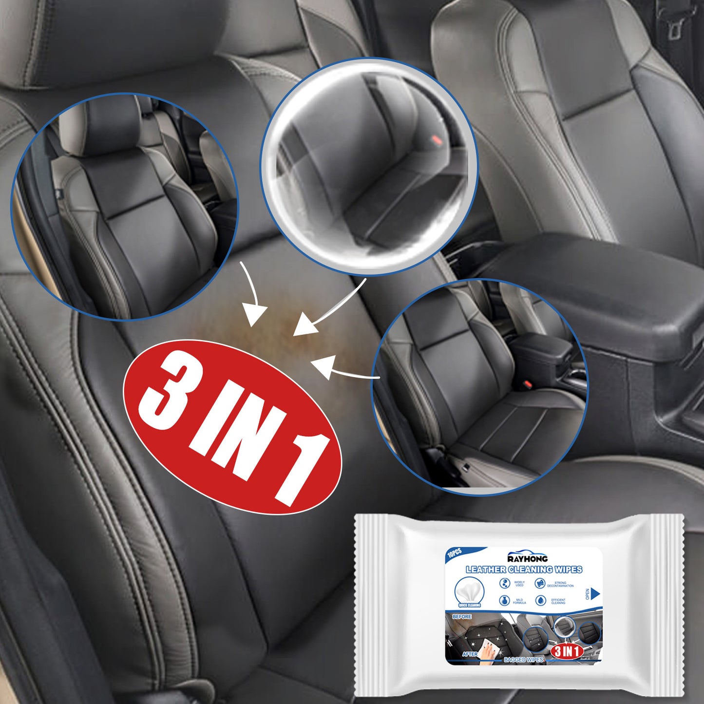 LeatherCare™ Car Wipes