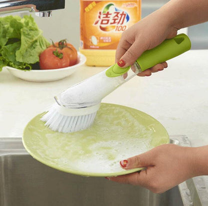 DishFlow™ Soap Dispensing Brush