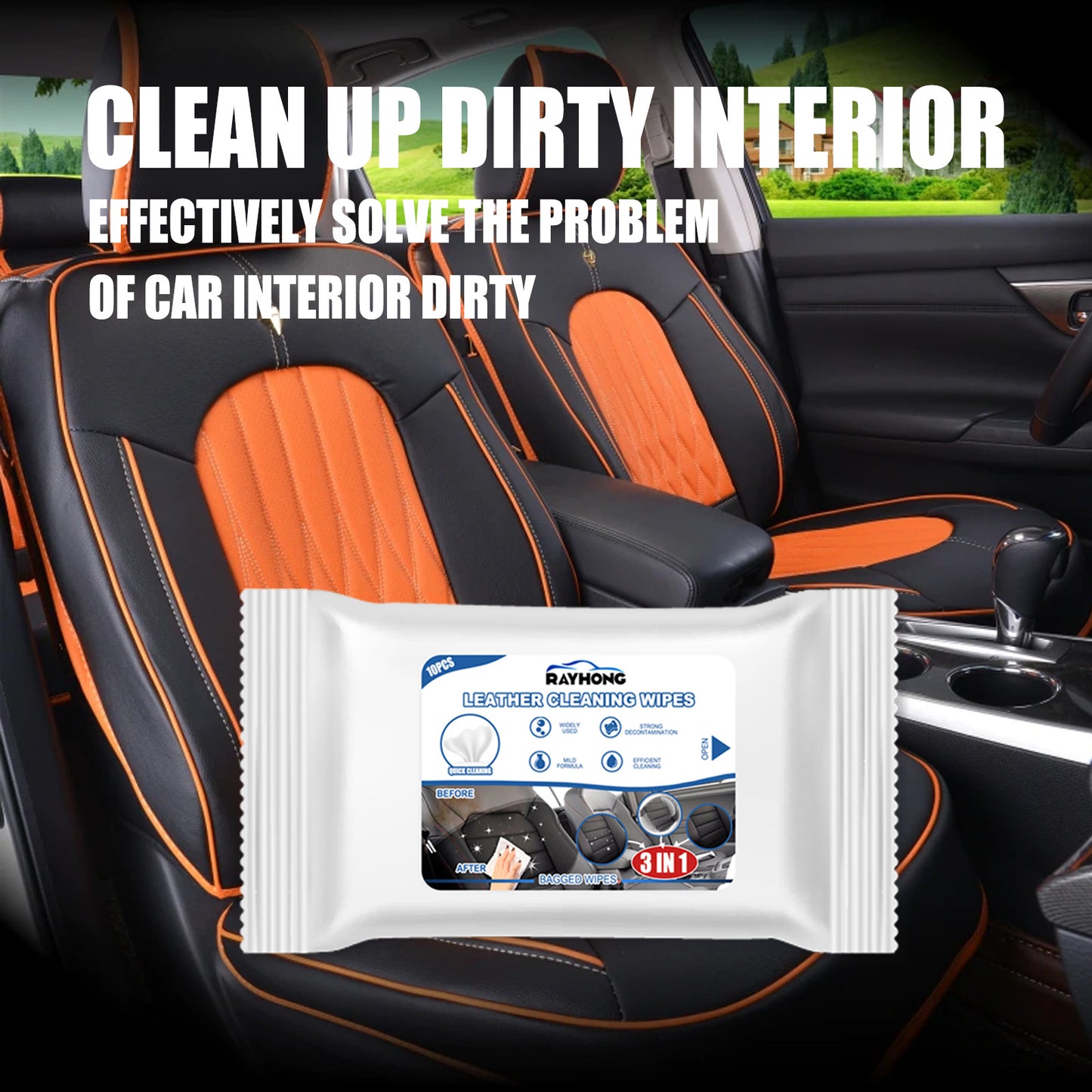 LeatherCare™ Car Wipes