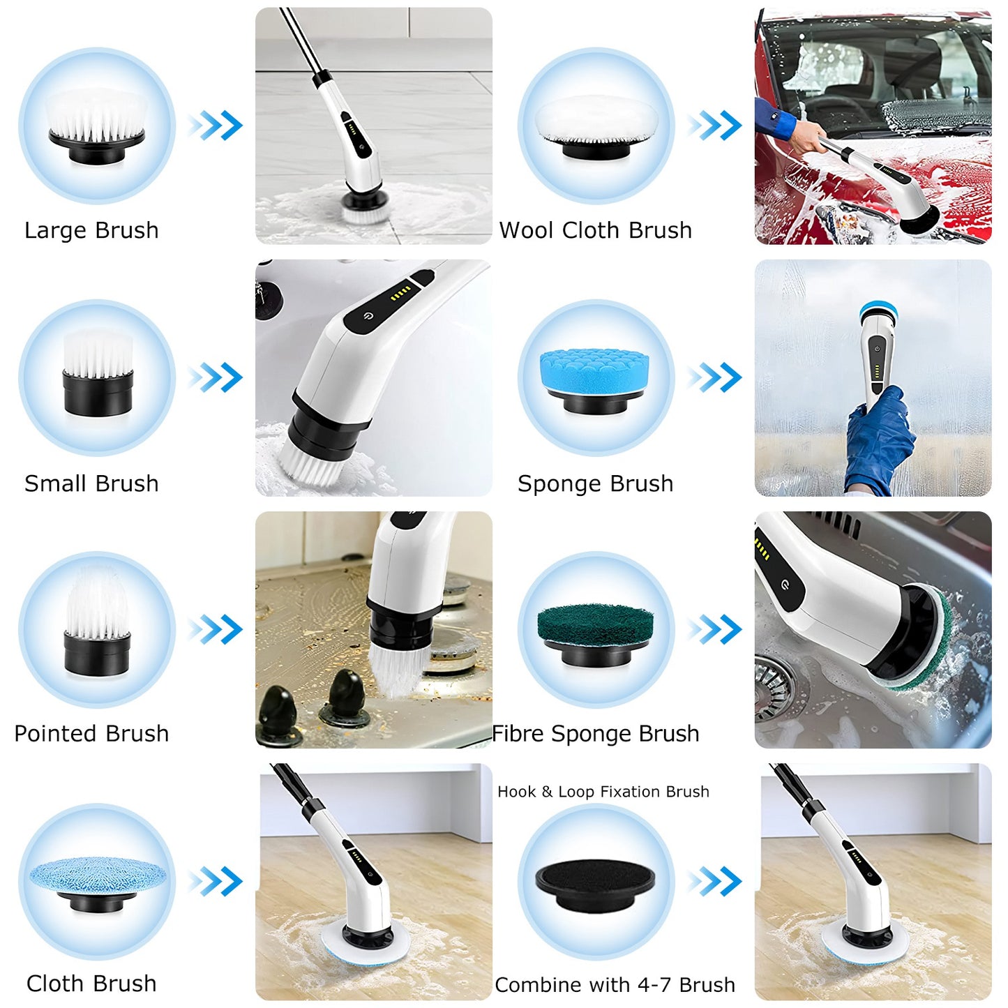 SpinClean™ Electric Scrubber