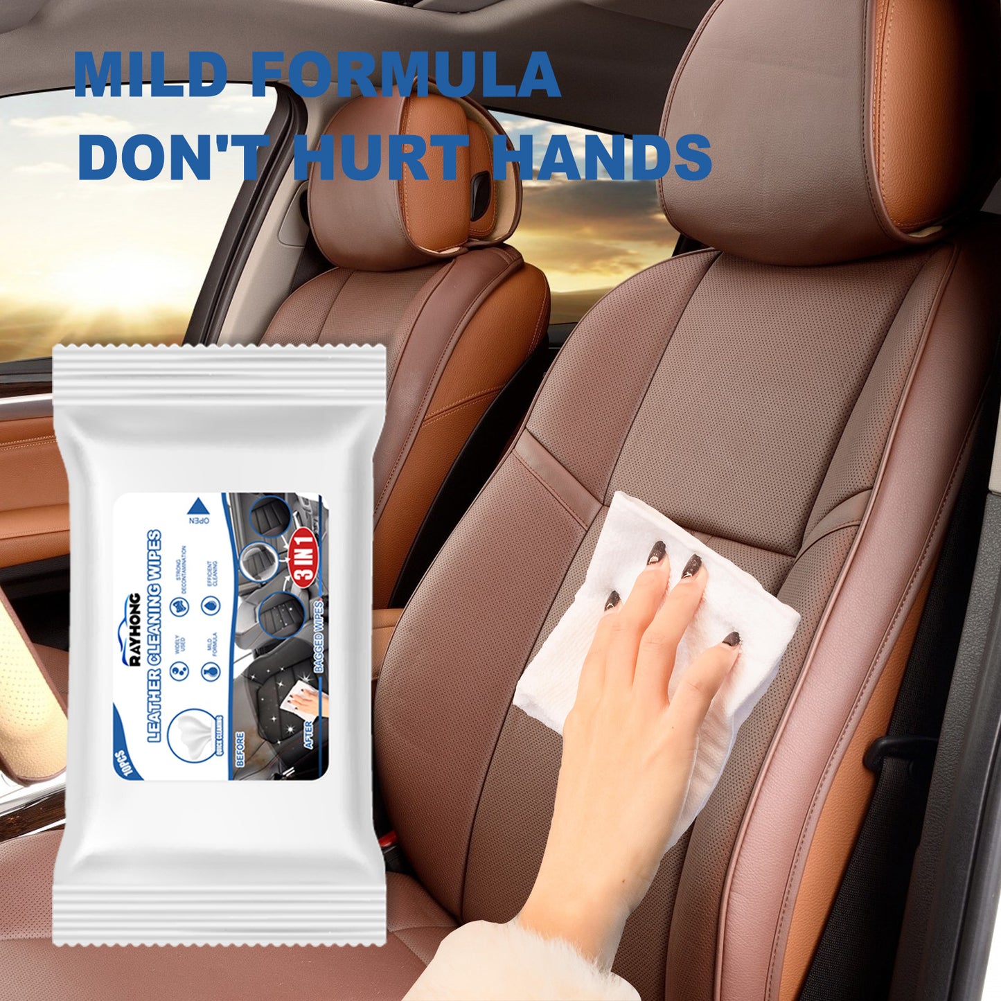 LeatherCare™ Car Wipes